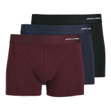 Jack and Jones Bamboo Trunks 3 Pack Blue/Port Royale