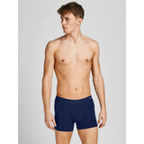 Jack & Jones 3-Pack Bamboo Trunks In Green/Forest Night