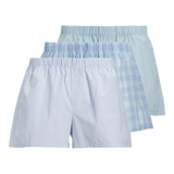Jack & Jones 3-Pack Boxer Shorts Chambray Blue