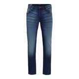 Jack & Jones 424 JJMIKE JJFOX Tapered Fit Denim Jeans In Blue