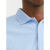 Jack & Jones Austin Classic Polo Shirt In Chambray Blue