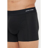 Jack & Jones Basic Boxer Bamboo Pack of 3 In Black