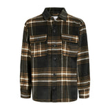 Jack & Jones Bradley Ollie Overshirt In Monks Robe Brown