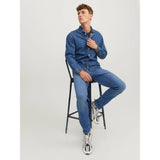 Jack & Jones Glenn Original Slim Fit Jeans In Blue Denim