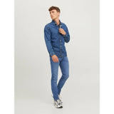 Jack & Jones Glenn Original Slim Fit Jeans In Blue Denim