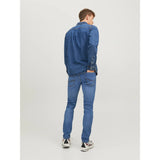 Jack & Jones Glenn Original Slim Fit Jeans In Blue Denim