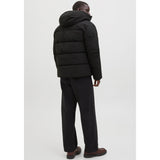 Jack & Jones Global Puffer Jacket In Black