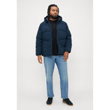 Jack & Jones Global Puffer Jacket In Sky Captain
