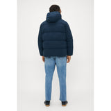 Jack & Jones Global Puffer Jacket In Sky Captain