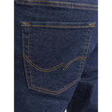 Jack & Jones JJGlenn Original Slim Fit Jeans In Blue Denim