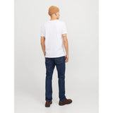 Jack & Jones JJGlenn Original Slim Fit Jeans In Blue Denim