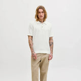 Jack & Jones Knitted Regular Fit Polo Cloud Dancer