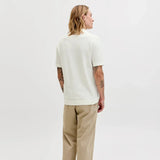 Jack & Jones Knitted Regular Fit Polo Cloud Dancer