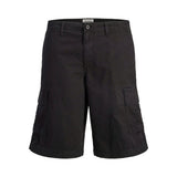 Jack & Jones Matty Cargo Shorts In Black