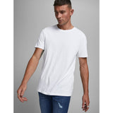 Jack & Jones Organic Basic O-neck T-shirt In White