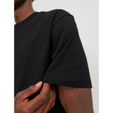 Jack & Jones Organic Plain T-shirt In Black