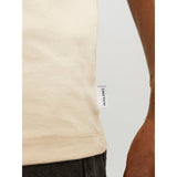 Jack & Jones Organic Plain T-shirt In Moonbeam
