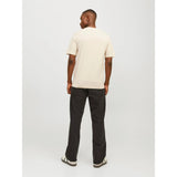 Jack & Jones Organic Plain T-shirt In Moonbeam