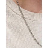 Jack & Jones Plain Knitted Pullover In Cloud Dancer