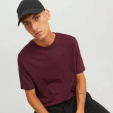 Jack & Jones Plain Regular Fit T-Shirt Port Royale