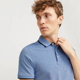 Jack & Jones Plain Slim Fit Polo Shirt Bright Cobalt