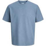 Jack & Jones Plain T-Shirt Relaxed Fit Blue Mirage
