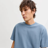 Jack & Jones Plain T-Shirt Relaxed Fit Blue Mirage