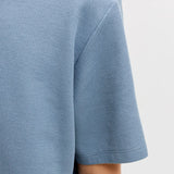 Jack & Jones Plain T-Shirt Relaxed Fit Blue Mirage
