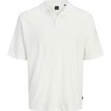 Jack & Jones Polo Shirt In Cloud Dancer