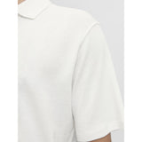 Jack & Jones Polo Shirt In Cloud Dancer