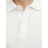 Jack & Jones Polo Shirt In Cloud Dancer