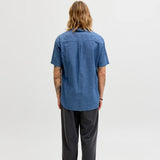 Jack & Jones Regular Fit Shirt In Navy Blazer/Blue