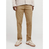 Jack & Jones Relaxed Fit Chino Trousers In Elmwood