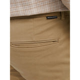 Jack & Jones Relaxed Fit Chino Trousers In Elmwood