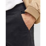 Jack & Jones Slim Fit Chino Trousers In Black