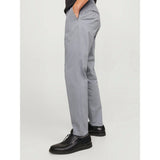 Jack & Jones Slim Fit Chino Trousers In Ultimate Grey