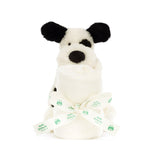 Jellycat Bashful Black & Cream Puppy Soother