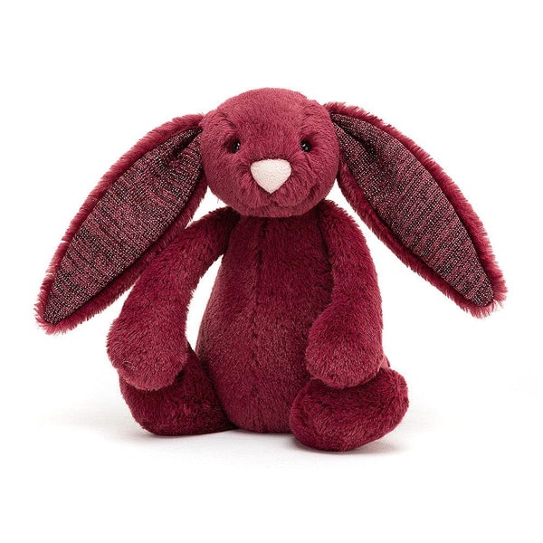 ぬいぐるみ  Sparkly Cassis Original Berry Jellycat Bashful Sparkly Cassis Bunny