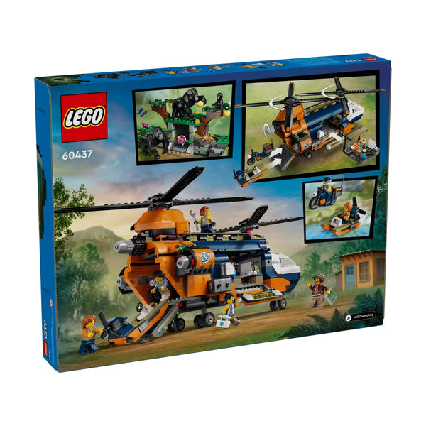 LEGO® Jungle Explorer Helicopter at Base Camp