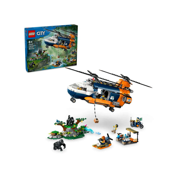 LEGO® Jungle Explorer Helicopter at Base Camp