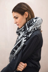 Johnstons Of Elgin Textured Diamond Scarf