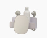 EasyStore™ Corner Shower Shelf with Removable Mirror