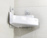 EasyStore™ Corner Shower Shelf with Removable Mirror