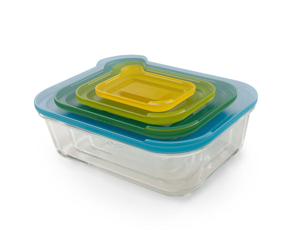 Joseph Joseph 4-Piece Glass Storage Set