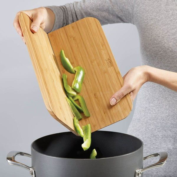 Joseph Joseph Chop2Pot Bamboo Folding Chopping Board Small