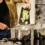 Joseph Joseph Chop2Pot™ Plus Black Folding Chopping Board Large in Black