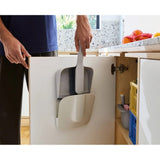 Joseph Joseph CleanTech™ Wall-Mounted Dustpan & Brush Set In Stone