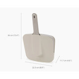 Joseph Joseph CleanTech™ Wall-Mounted Dustpan & Brush Set In Stone