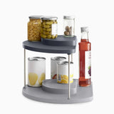 Joseph Joseph CupboardStore™ 2-tier Grey Rotating Organiser