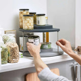 Joseph Joseph CupboardStore™ 2-tier Grey Rotating Organiser